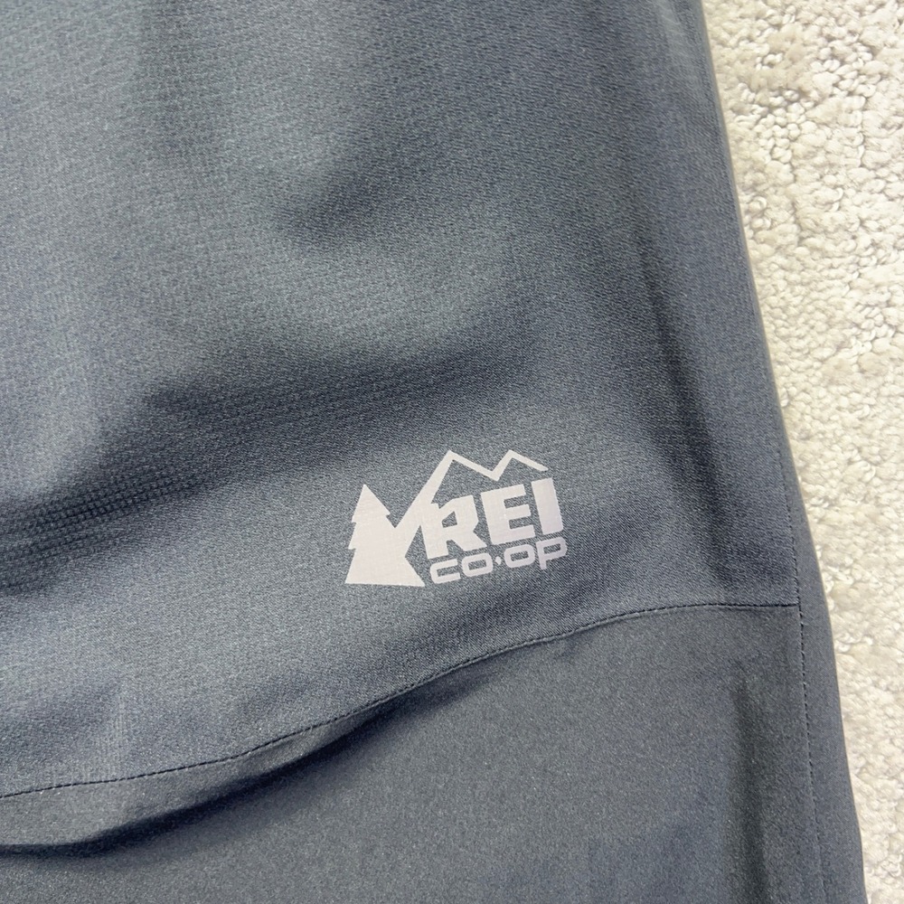 REI Co-op HydroWall 2.5L Pants Mens Large Black Waterproof Hiking Rain Shell - Picture 3 of 16